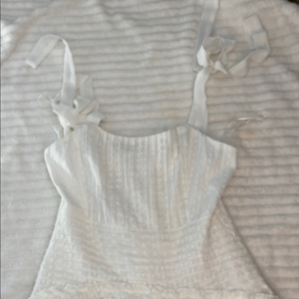 White short dress